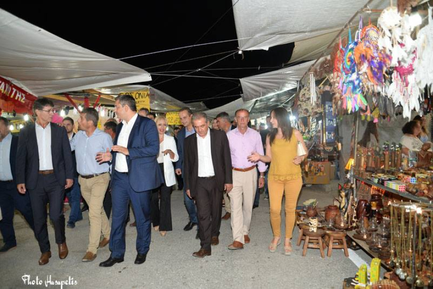 ΔΤ απο τα επίσημα εγκαίνια της 91ης Εμποροπανήγυρης Αιγινίου
